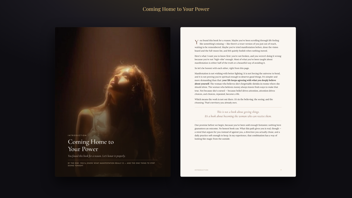 The Art of Manifestation — the ALIGN Path on one page