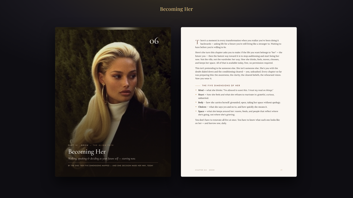 The Art of Manifestation — Chapter Five, small scenes beat cinematic ones