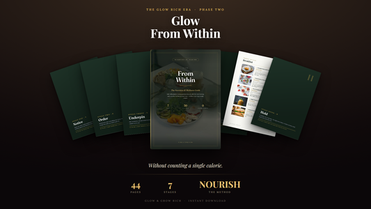 Glow From Within — the guide, shown open