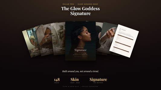 The Glow Goddess Signature — 100 pages, the Signature Loop